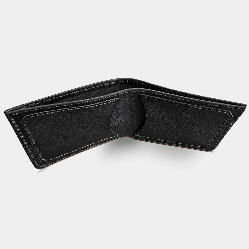 Aegon Pirinç Çıtçıtlı Deri Cüzdan - Minimalist Tasarım Serisi - El Yapımı Gerçek Deri | Retro Pelle