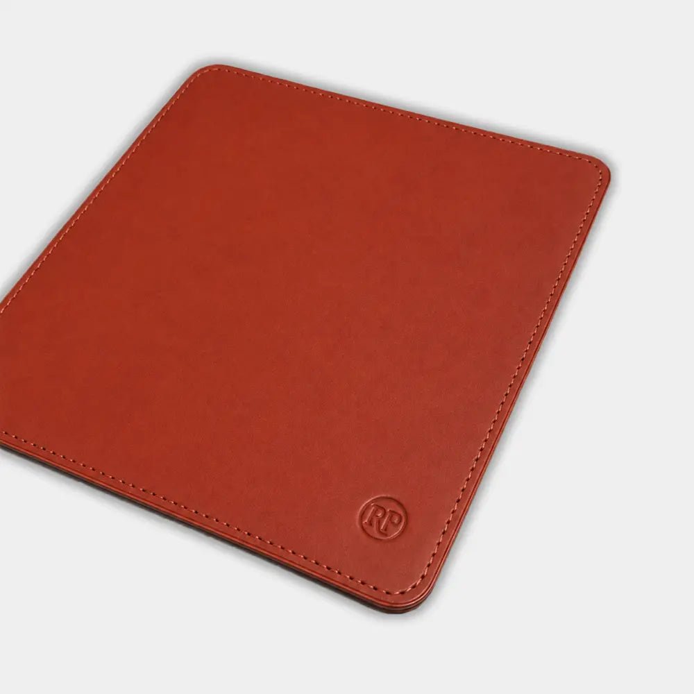 Deri mouse pad, siyah