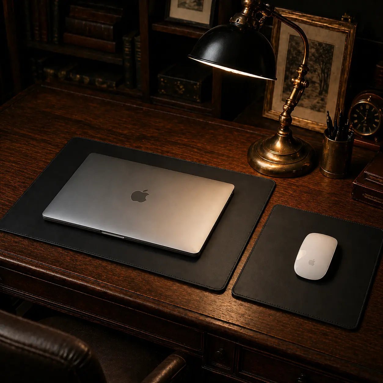 Deri Mouse Pad - El Yapımı Gerçek Deri | Retro Pelle