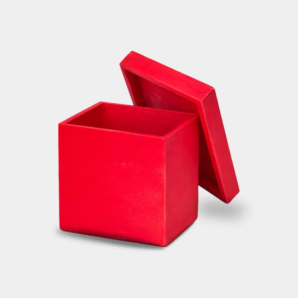 Handmade Ahşap Özel Emaye Kutusu - El Yapımı Gerçek Deri | Retro Pelle