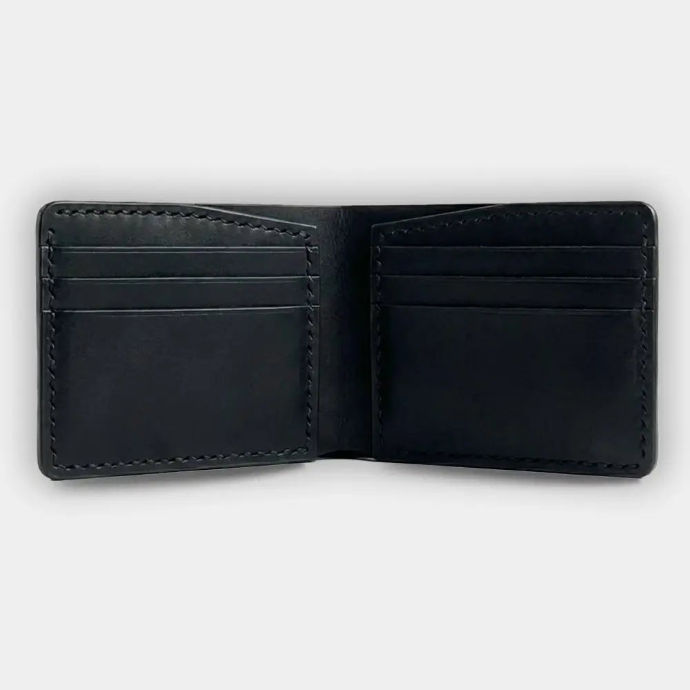 Klasik Erkek Deri Cüzdan - Classical Serisi - El Yapımı Gerçek Deri Hakiki Deri Cüzdan - Siyah | Retro Pelle