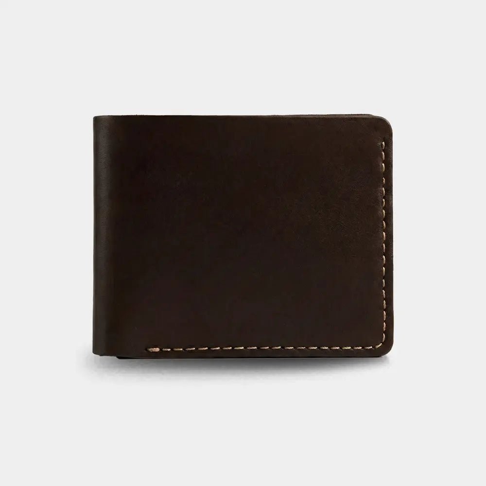 Klasik Erkek Deri Cüzdan - Classical Serisi - El Yapımı Gerçek Deri Hakiki Deri Cüzdan - Kahve | Retro Pelle
