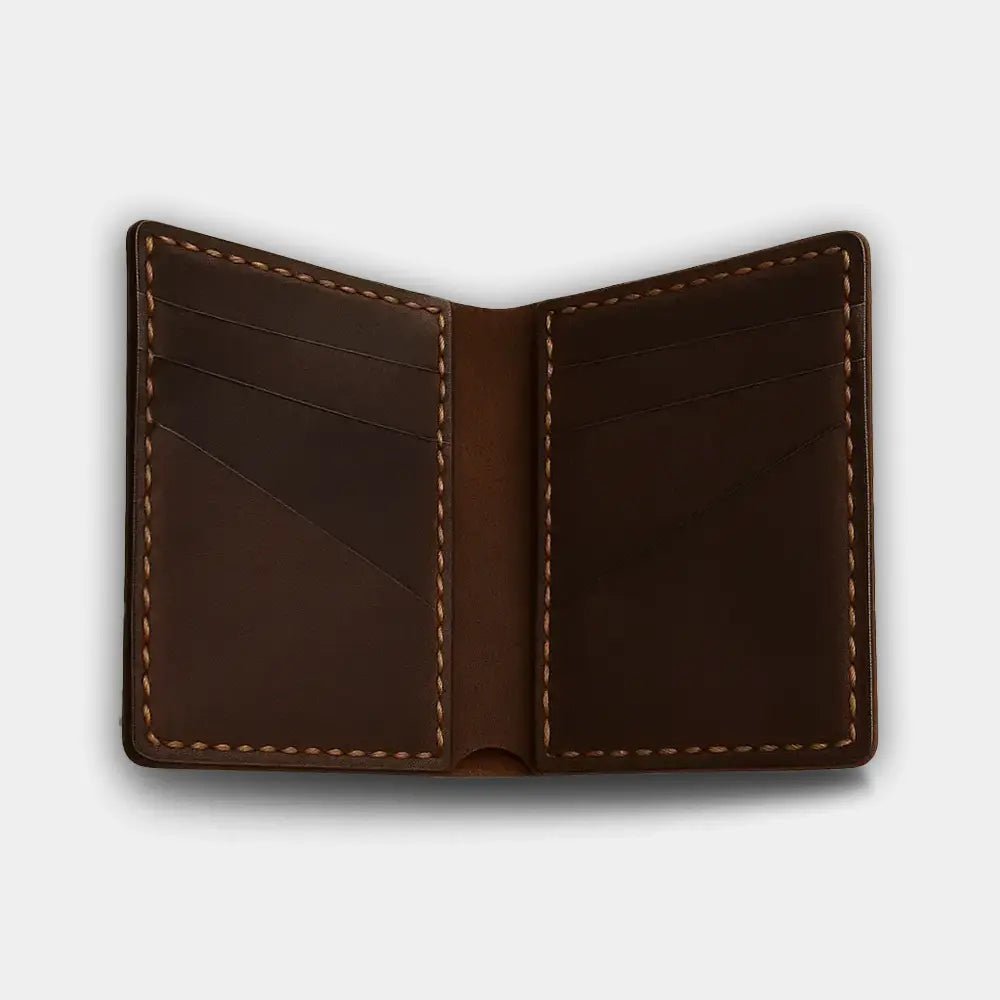Rhodos Deri Kartlık - Minimalist Tasarım Serisi - El Yapımı Gerçek Deri Hakiki Deri Cüzdan | Retro Pelle