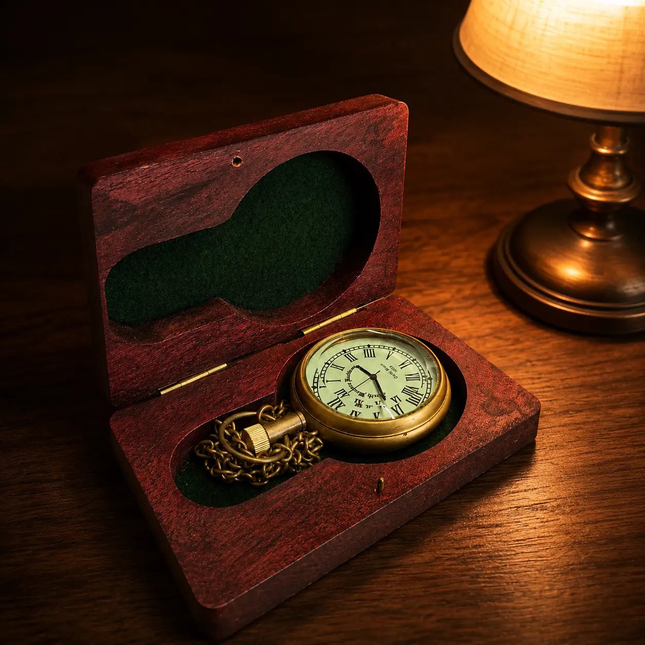 Köstekli saat, kapak detayı