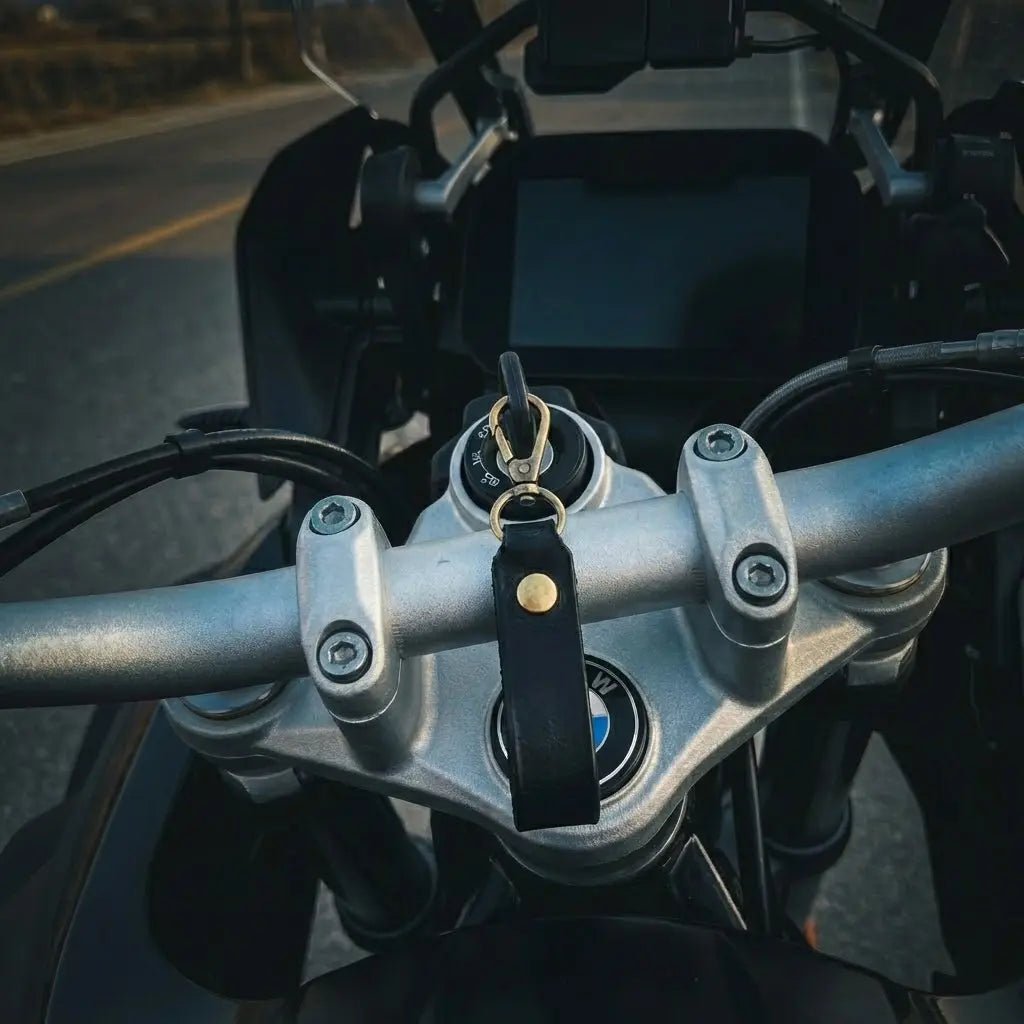 Deri Anahtarlık - El Yapımı Gerçek Deri | Retro Pelle