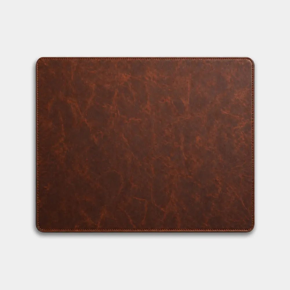 Deri Mouse Pad - El Yapımı Gerçek Deri | Retro Pelle
