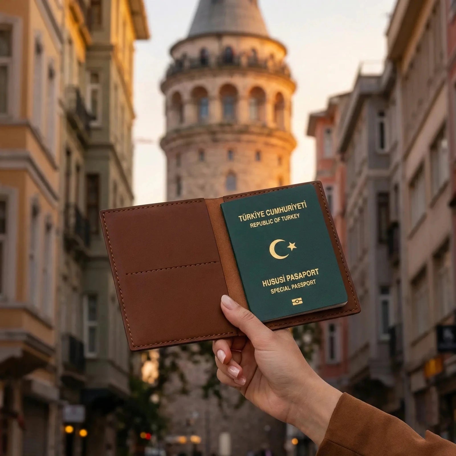 Deri Pasaport Kılıfı - El Yapımı Gerçek Deri Hakiki Deri Pasaport Kılıfı | Retro Pelle