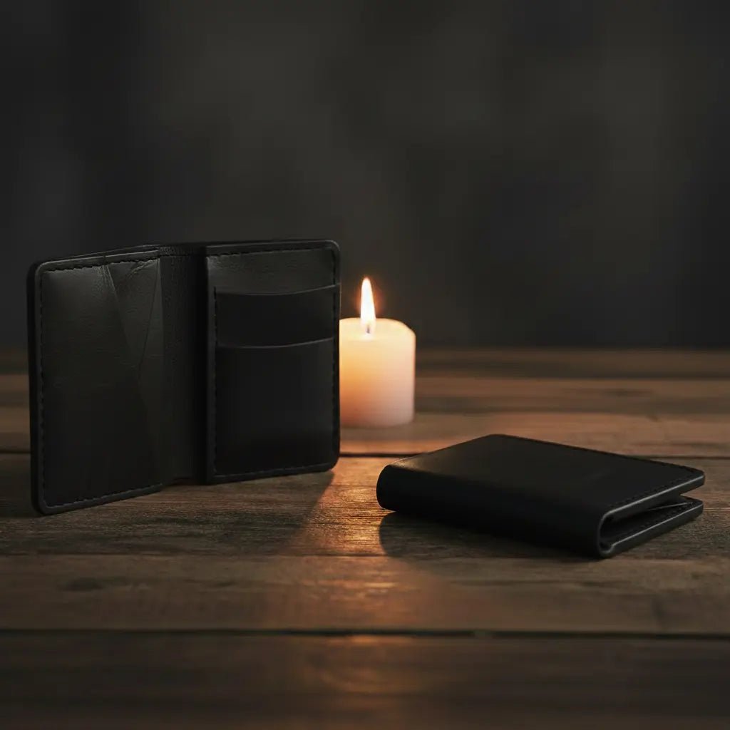 Differ Deri Kartlık - Minimalist Tasarım Serisi - El Yapımı Gerçek Deri Hakiki Deri Cüzdan | Retro Pelle