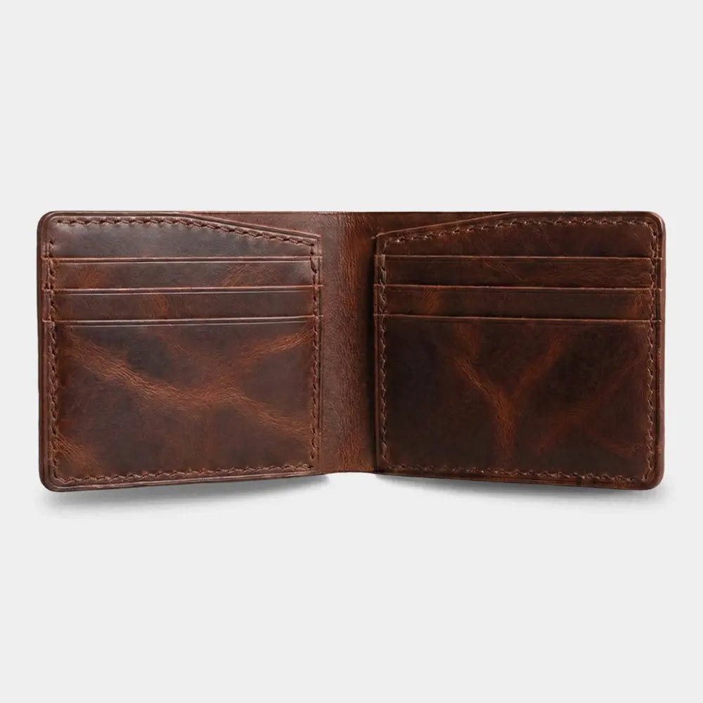Klasik Erkek Deri Cüzdan - Classical Serisi - El Yapımı Gerçek Deri Hakiki Deri Cüzdan | Retro Pelle