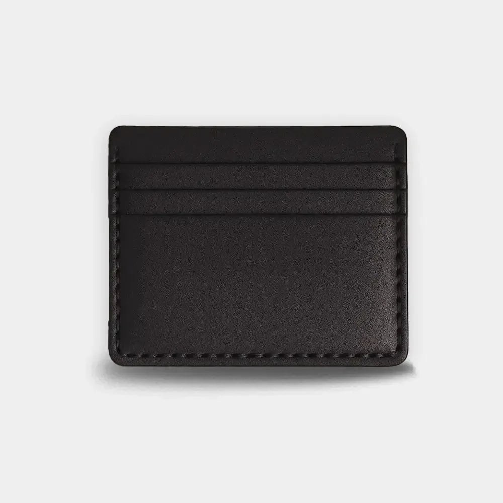 Minimalist Deri Kartlık - Classical Serisi - El Yapımı Gerçek Deri Hakiki Deri Kartlık | Retro Pelle