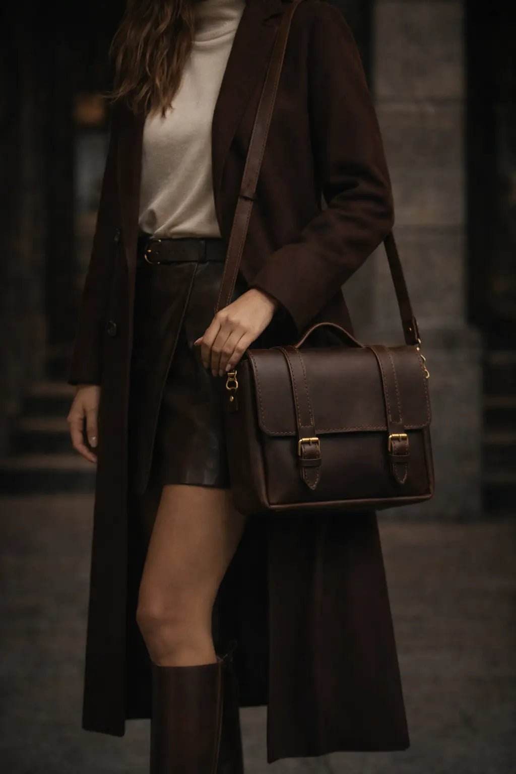 PASSENGER BAG - El Yapımı Gerçek Deri | Retro Pelle