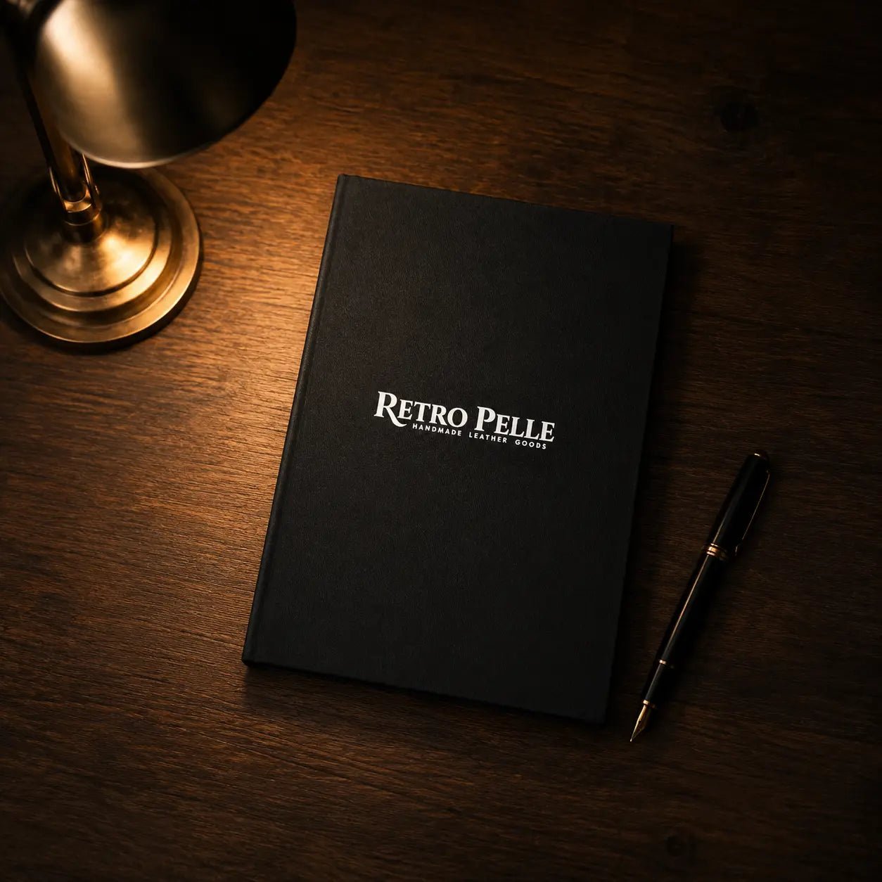 Retro Pelle defteri, kapak baskı detayı