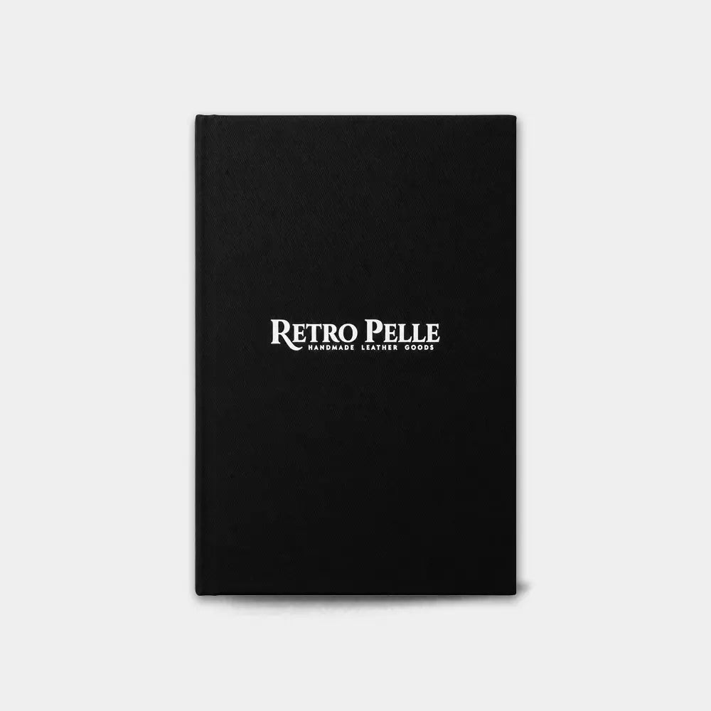 Retro Pelle çizgisiz defter 14x20 cm