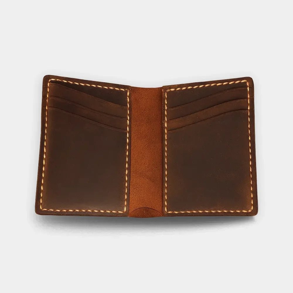 Şık & Fonksiyonel Deri Cüzdan - El Yapımı Gerçek Deri Hakiki Deri Cüzdan | Retro Pelle