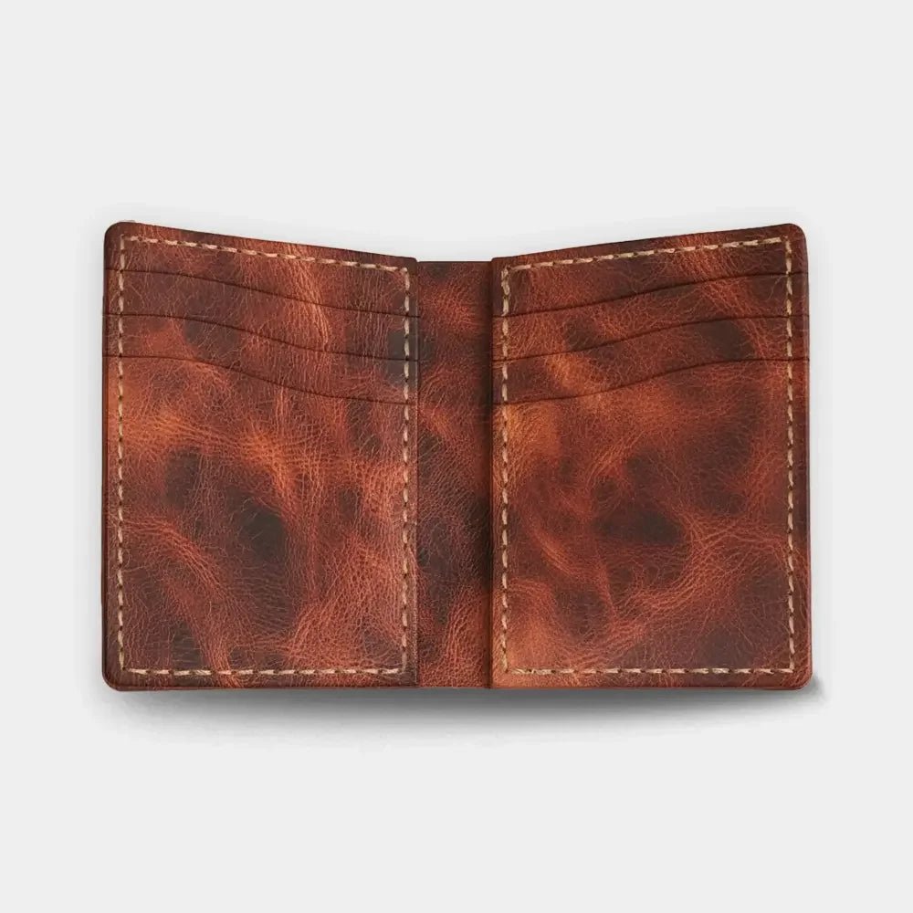 Şık & Fonksiyonel Deri Cüzdan - El Yapımı Gerçek Deri Hakiki Deri Cüzdan | Retro Pelle
