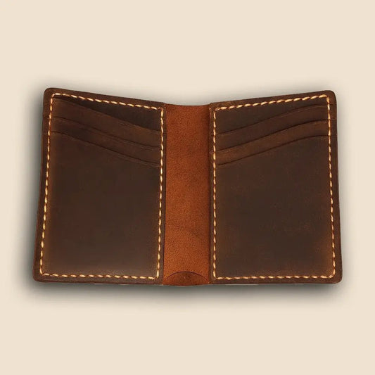 Sofistike Deri Cüzdan - Özel Tasarım Serisi - El Yapımı Gerçek Deri Hakiki Deri Cüzdan | Retro Pelle