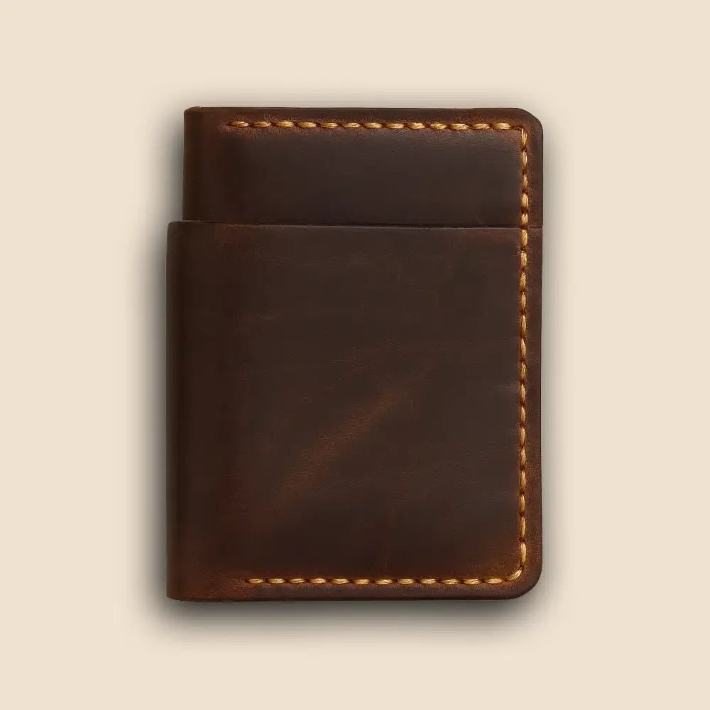 Sofistike Deri Cüzdan - Özel Tasarım Serisi - El Yapımı Gerçek Deri Hakiki Deri Cüzdan | Retro Pelle