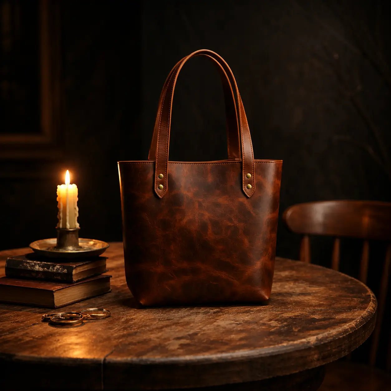 Tote Bag - El Yapımı Gerçek Deri | Retro Pelle