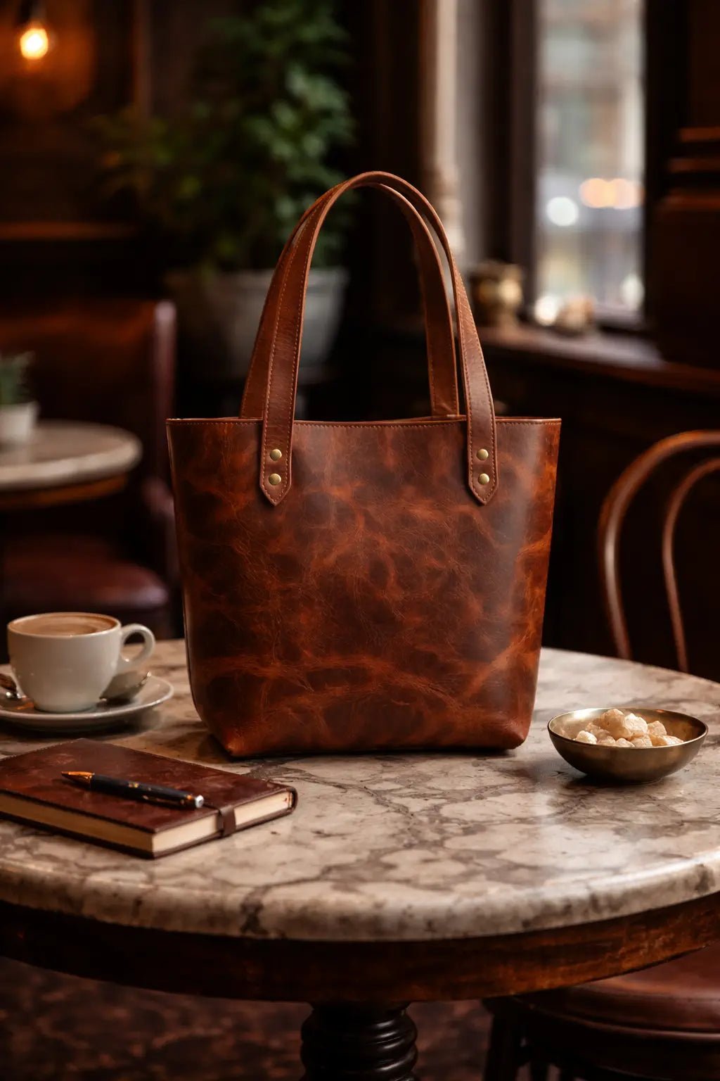 Tote Bag - El Yapımı Gerçek Deri | Retro Pelle